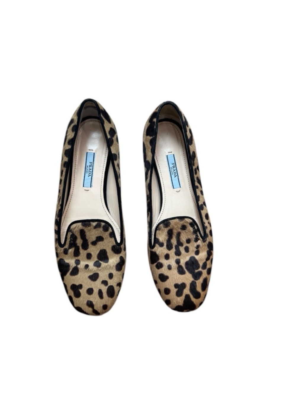 PRADA Vintage Calf Hair Leopard leather loafers - Picture 3 of 12